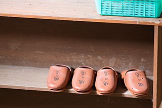 Abandoned Shin-Hato no Yu Onsen Guest Slippers