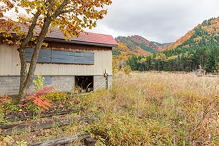 Abandoned Shin-Hato no Yu Onsen, Akita Prefecture, Japan