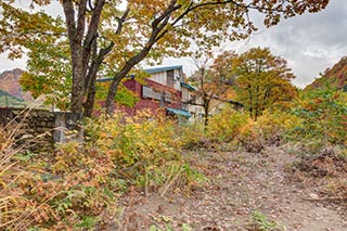 Abandoned Shin-Hato no Yu Onsen, Akita Prefecture, Japan