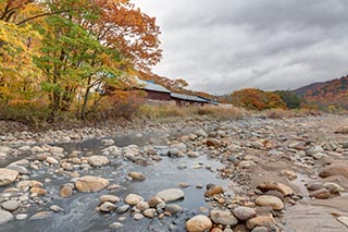 Abandoned Shin-Hato no Yu Onsen, Akita Prefecture, Japan