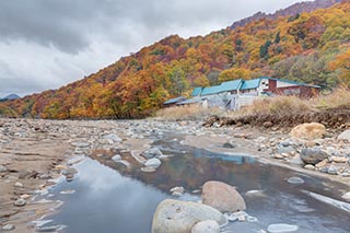 Abandoned Shin-Hato no Yu Onsen, Akita Prefecture, Japan