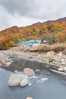 Abandoned Shin-Hato no Yu Onsen, Akita Prefecture, Japan