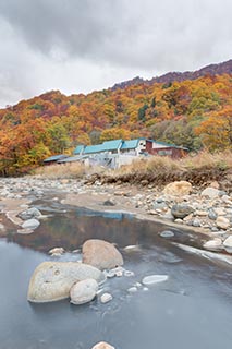 Abandoned Shin-Hato no Yu Onsen, Akita Prefecture, Japan