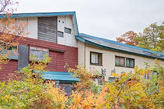 Abandoned Shin-Hato no Yu Onsen, Akita Prefecture, Japan