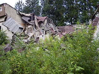 Collapsing Building at Abandoned Shiokari Onsen