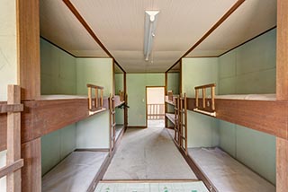 Bunk Beds in Abandoned Shiokari Onsen Youth Hostel