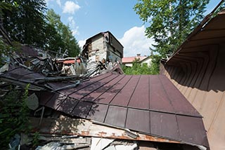 Collapsing Building at Abandoned Shiokari Onsen