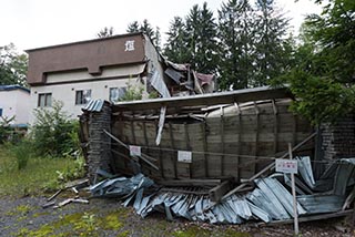 Collapsing Building at Abandoned Shiokari Onsen