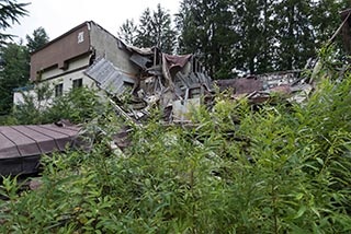 Collapsing Building at Abandoned Shiokari Onsen