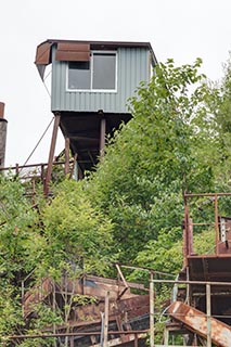 Abandoned Stone Crushing Plant Control Shed