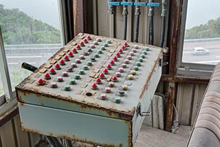 Abandoned Stone Crushing Plant Control Panel