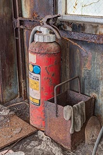 Abandoned Stone Crushing Plant Control Shed