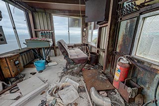 Abandoned Stone Crushing Plant Control Shed