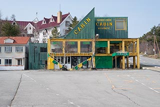 Abandoned Shops and Sun Park Hotel