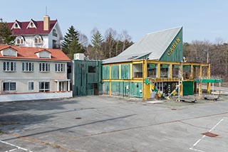 Abandoned Shops and Sun Park Hotel