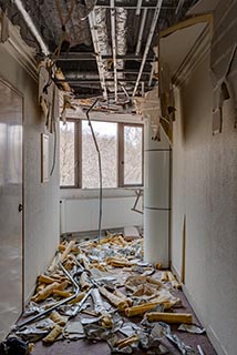 Abandoned Sun Park Hotel Corridor