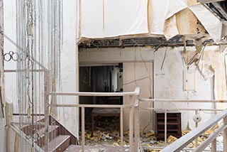 Abandoned Sun Park Hotel Main Stairs