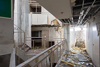 Abandoned Sun Park Hotel Main Stairs