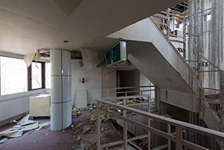 Abandoned Sun Park Hotel Main Stairs