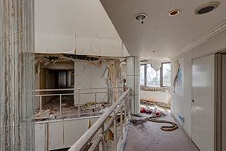 Abandoned Sun Park Hotel Corridor