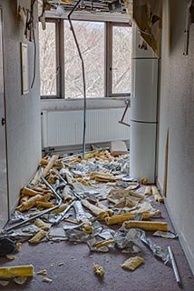 Abandoned Sun Park Hotel Corridor