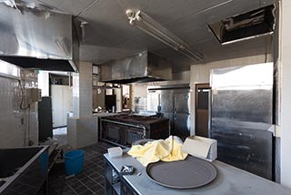 Abandoned Sun Park Hotel Kitchen