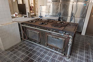 Abandoned Sun Park Hotel Kitchen