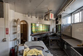 Abandoned Sun Park Hotel Kitchen