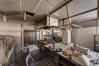 Abandoned Sun Park Hotel Kitchen