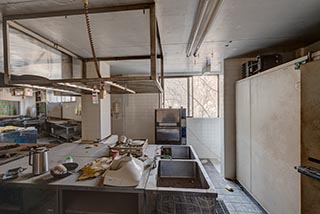 Abandoned Sun Park Hotel Kitchen