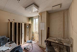 Abandoned Sun Park Hotel Staff Room