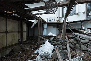 Abandoned Sun Park Hotel Collapsing Terrace