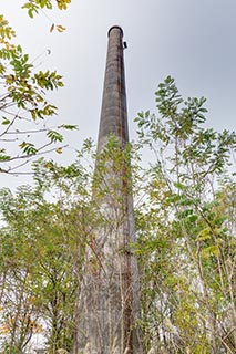 Abandoned Tamura Iron Manufacturing Chimney