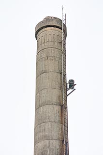 Abandoned Tamura Iron Manufacturing Chimney