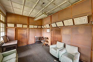 Abandoned Tamura Iron Manufacturing Waiting Room