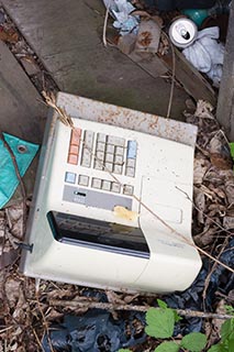 Cash Register outside Abandoned Minshuku