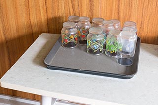 Drinking Glasses in Abandoned Minshuku