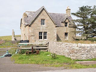 abandoned stone house in Scotland