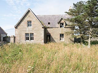 abandoned stone house in Scotland