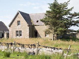 abandoned stone house in Scotland