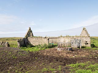 ruins of stone building