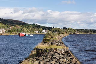 Breakwater at Bowling Harbour, Scotland