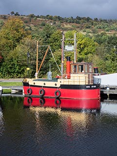 Wee Spark in Forth and Clyde Canal, Scotland