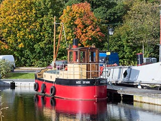 Wee Spark in Forth and Clyde Canal, Scotland