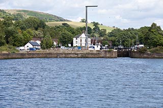 Entrance to Forth and Clyde Canal, Scotland