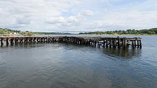 Abandoned Pier, Bowling, Scotland