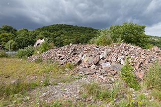 Demolished Building, Bowling, Scotland