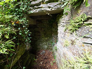 entrance to chamber in wall