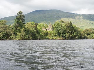 Fraoch Eilean Castle, Loch Awe, Scotland