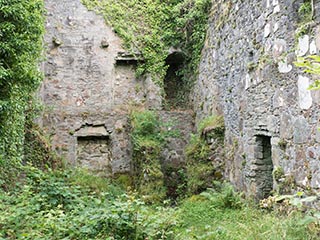 courtyard of Innis Chonnel Castle